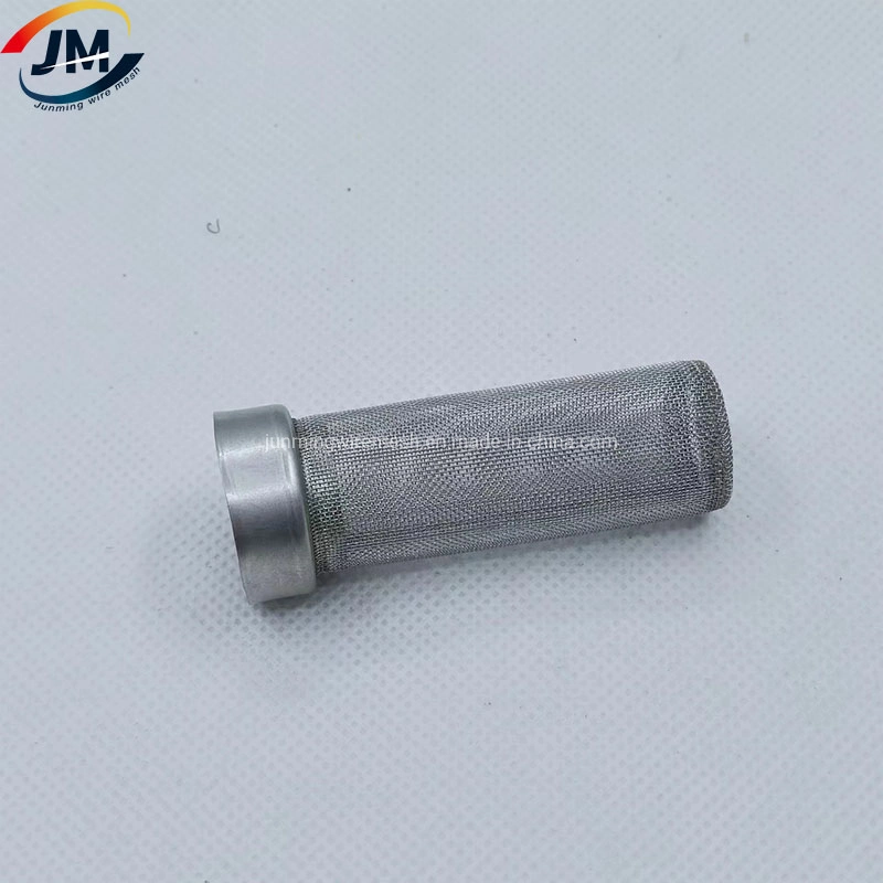 Micro perforada de escape del cilindro de acero inoxidable tubo filtro