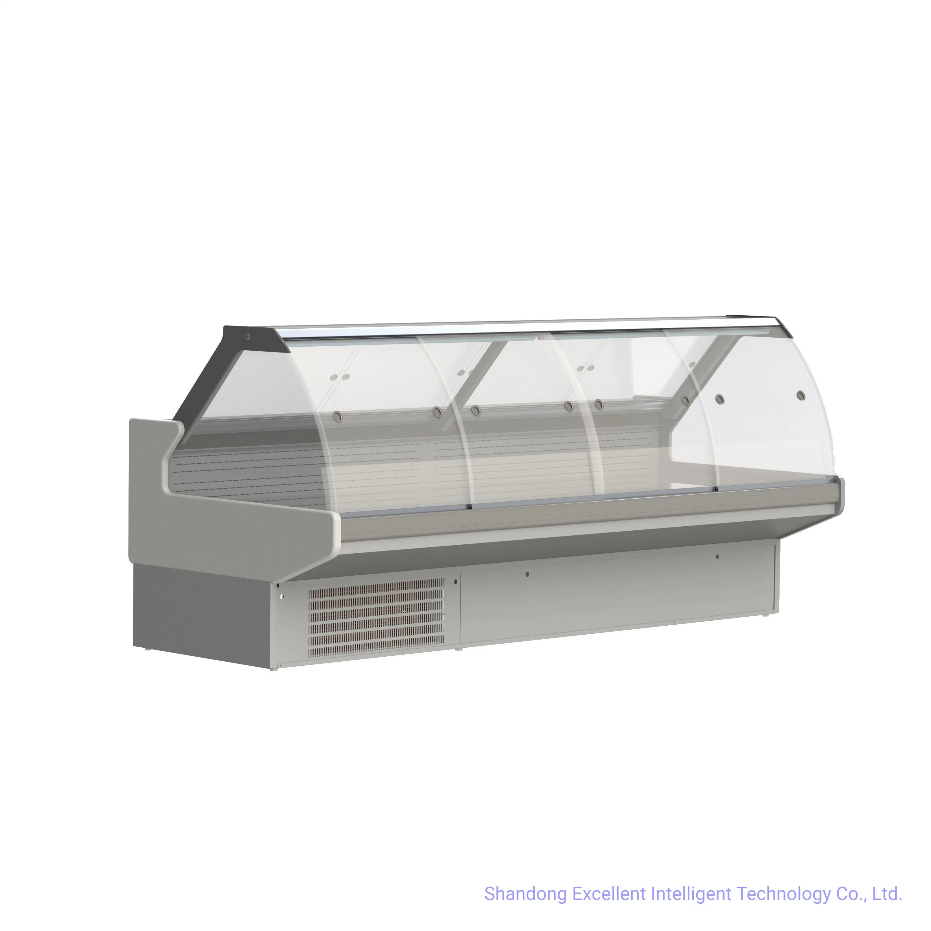 Ec Fan Cooling Deli Showcase Cooler Showcase Refrigerator for Meat Display