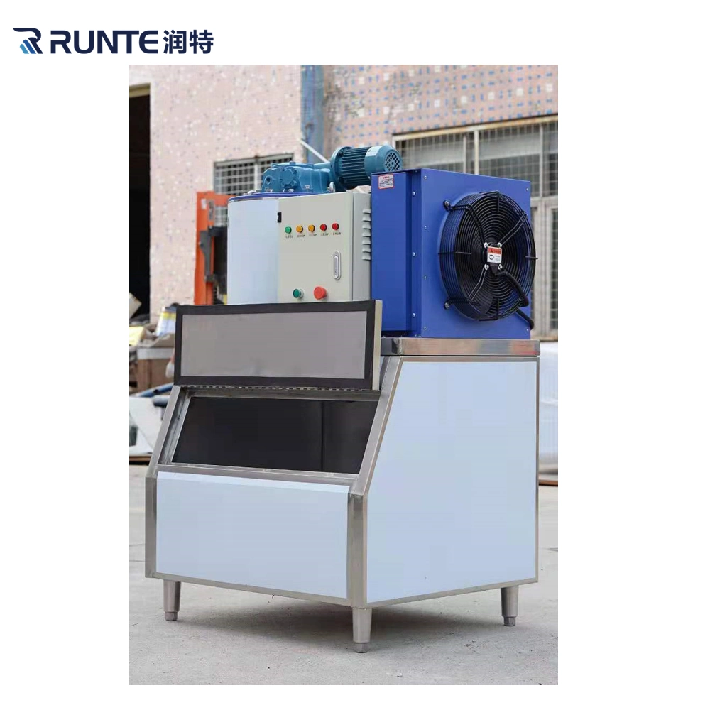 Runte High quality/High cost performance  Long Warranty Energy Saving Intelligent Flake Ice Making Machine 1 Ton