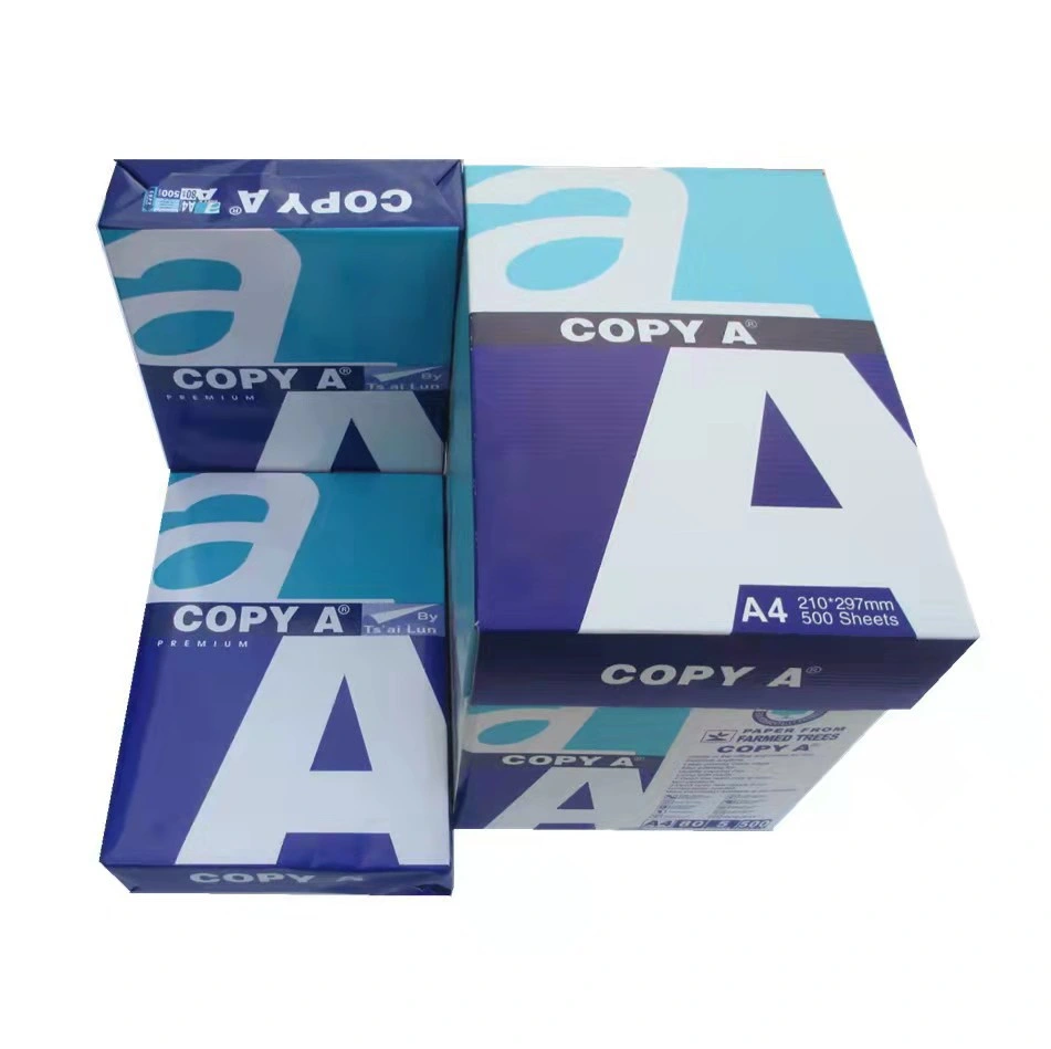 Papel A4 80 GSM Business School Office Usage White Printing Copiar papel