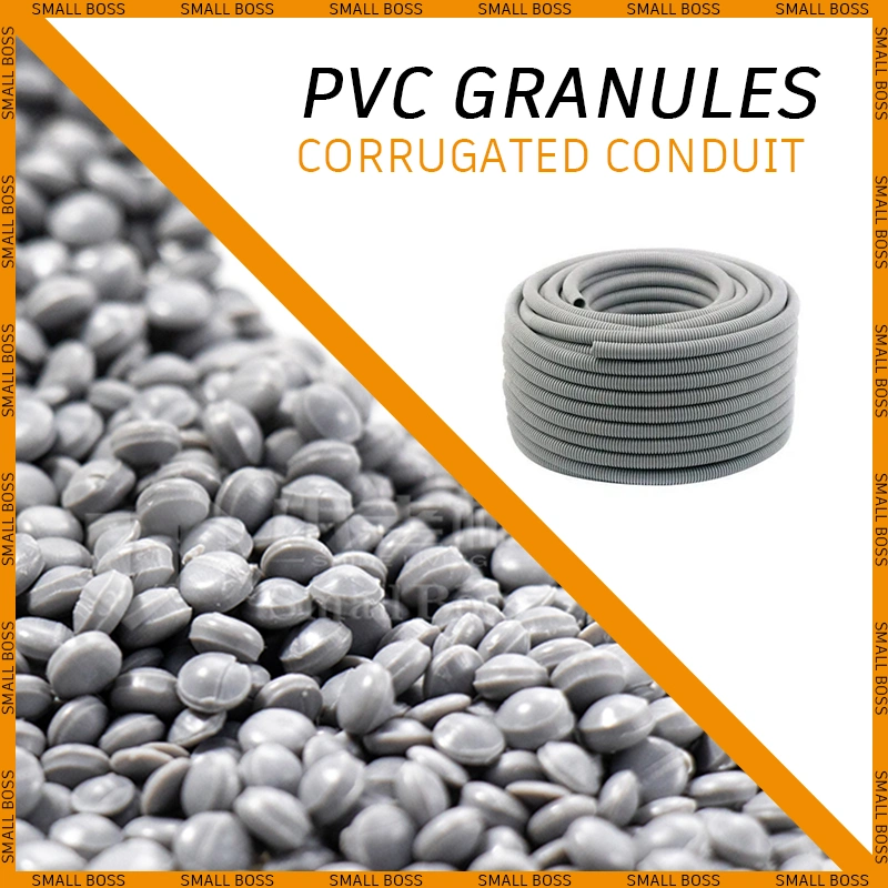 Soft PVC Granules Compound Anti-UV Plastic Pellets Cable Protection Duct