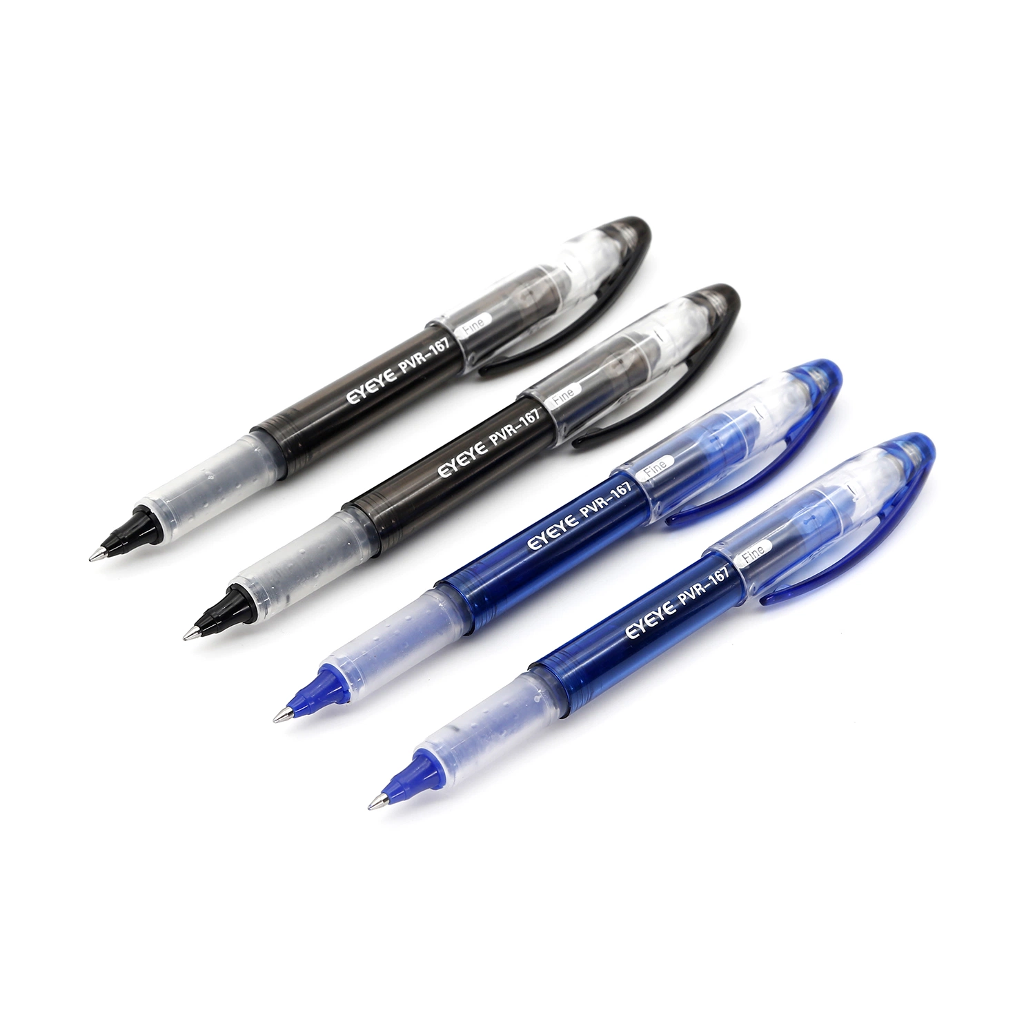 Schreibwaren Einweg-Freies Tintensystem Liquid Roller Ball Pen Gel Tinte Schnell Trocknende Tinte Logo Stift Büromaterial