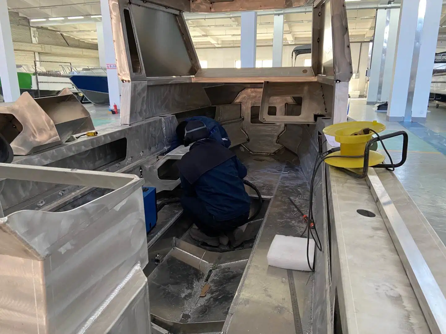 6m 20ft Fabrik Günstige heiße Verkauf Easycraft Aluminium Angelschiff Ruderboot mit CE zum Verkauf