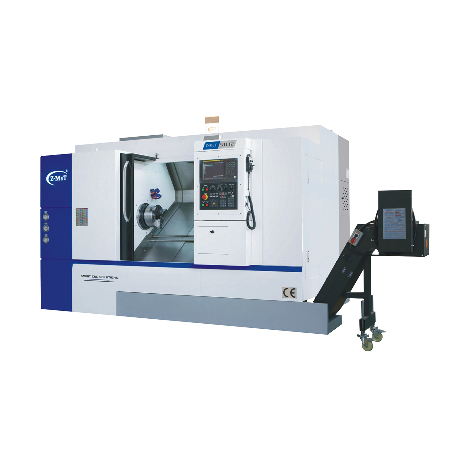 750mm, *1000mm, *1500mm lathe Z-MaT Seaworthy Package cnc turning machine