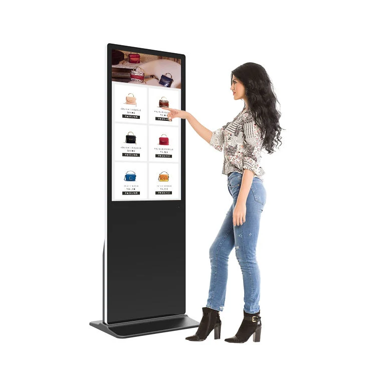 Stand Factory Standalone Digital Signage und Displays Standplatz in Innenräumen Ultraflacher LCD-Kiosk für Werbeplayer