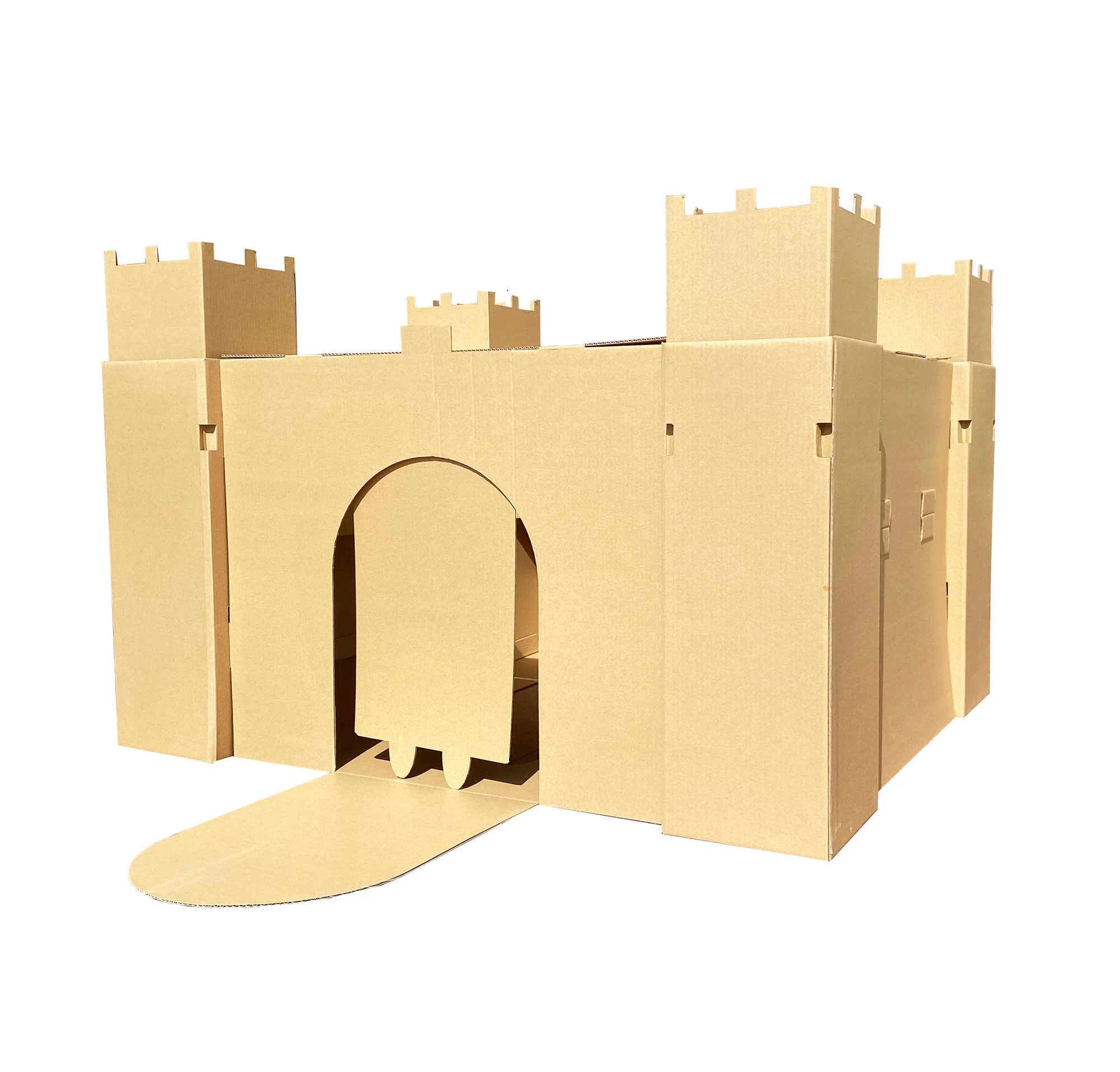 Indoor Playground Cardboard Paper Kid Safe Play Cardboard Box House