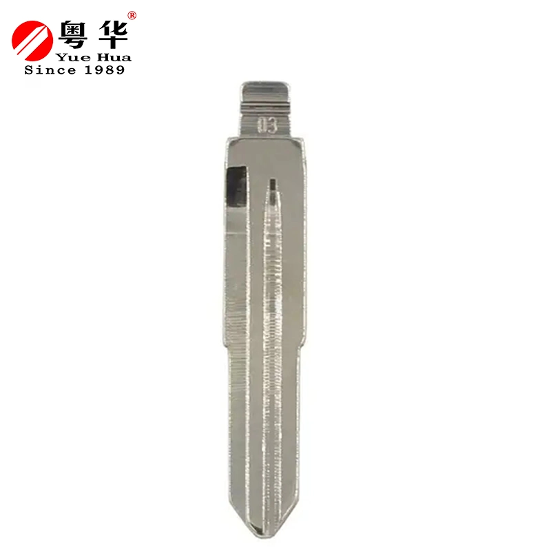 Free Sample High Quality Uncut Metal Blank Flip Key Blade for Milling Transponder Remote Car Key Blade for Toyota