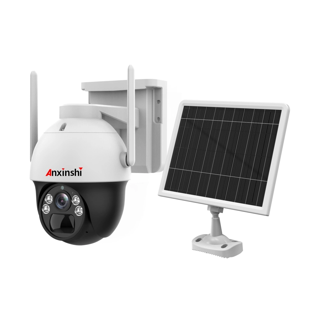 IP66 4MP CCTV Eseecloud Solar Panel Live Camera 4G Battery Outdoor Security PTZ Camera