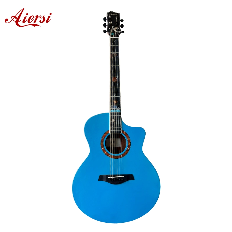 Известных торговых марок на заводе Aiersi цена глянцевое твердых сверху акустическая гитара