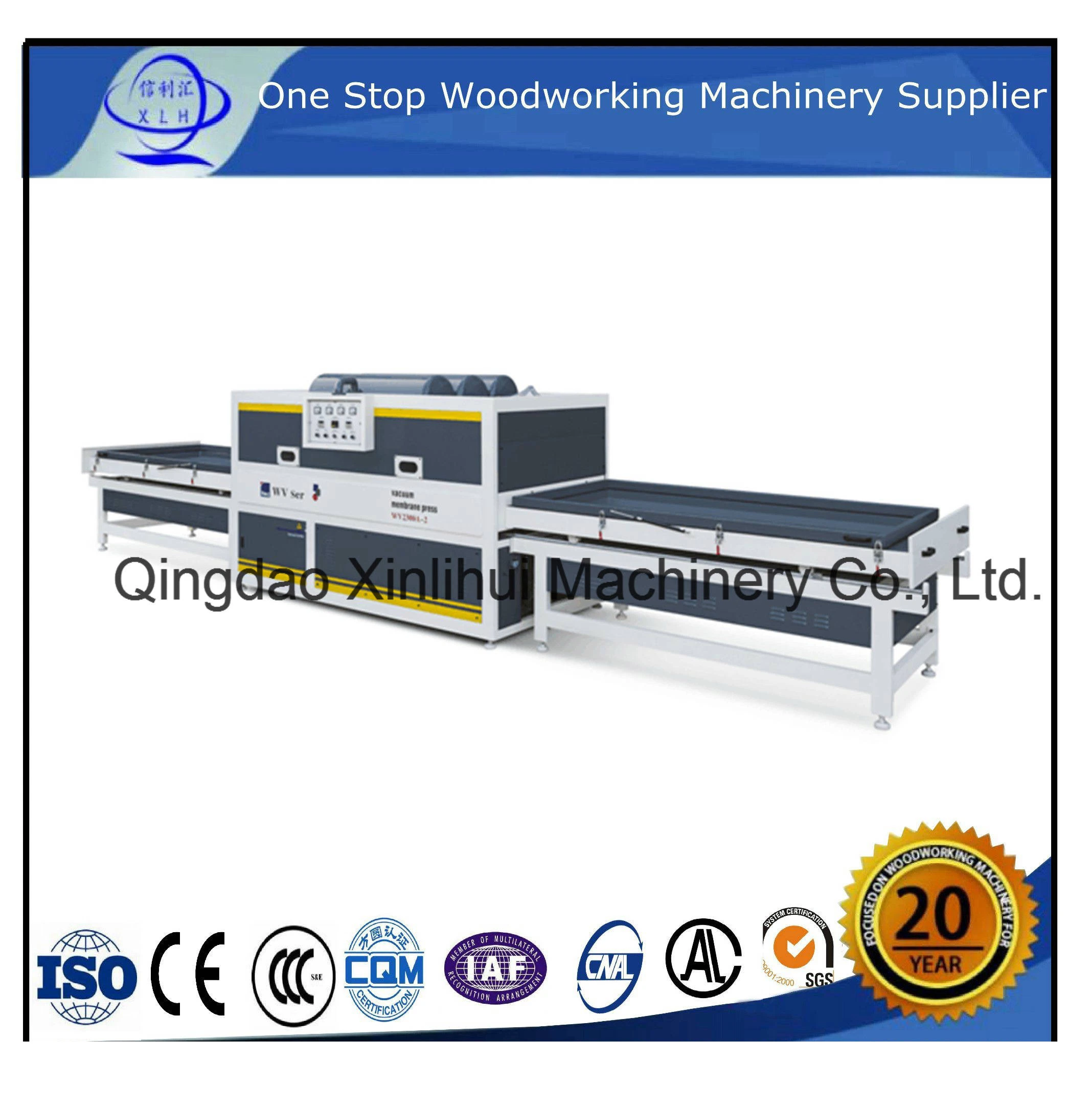 Low Price Vacuum Laminating Machine, Double Location Polymer Laminating Machine/ Press PVC Film for Wood Door Prensas Termoformado, Termolaminado Madera