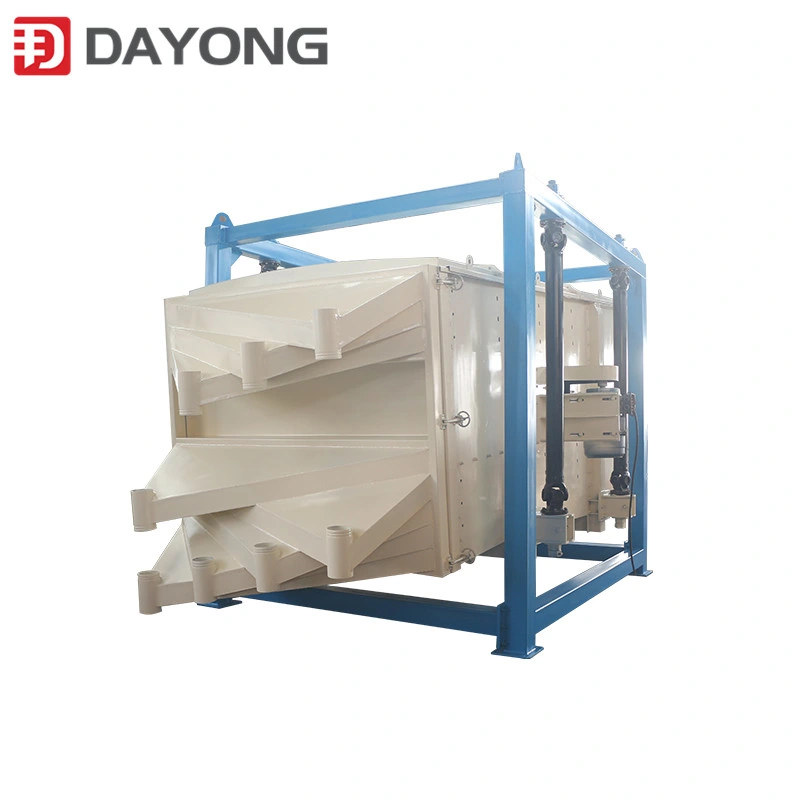 Potash Feldspar Vibrate Sifting Separator Mica Powder Granules Square Gyratory Sifter