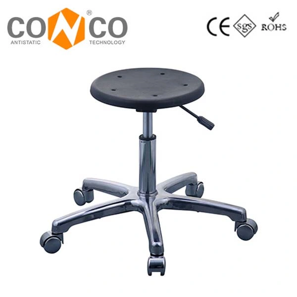 Laboratory Furniture Office Metal Adjustable Stool Lab PU Form Anti-Static Chair