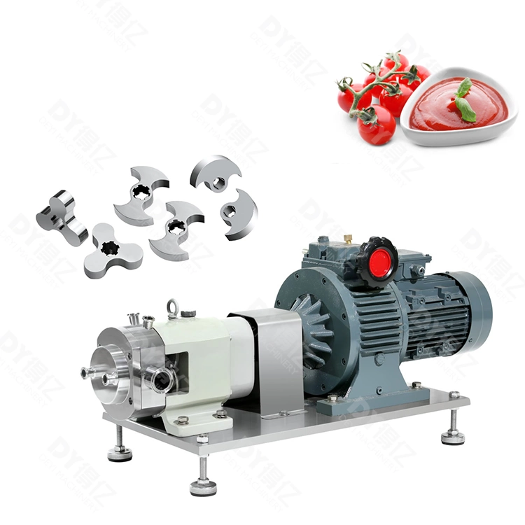 Deyi Sanitary Stainless Steel 304 316 Rotary Rotor Lobe Pump Food Grade