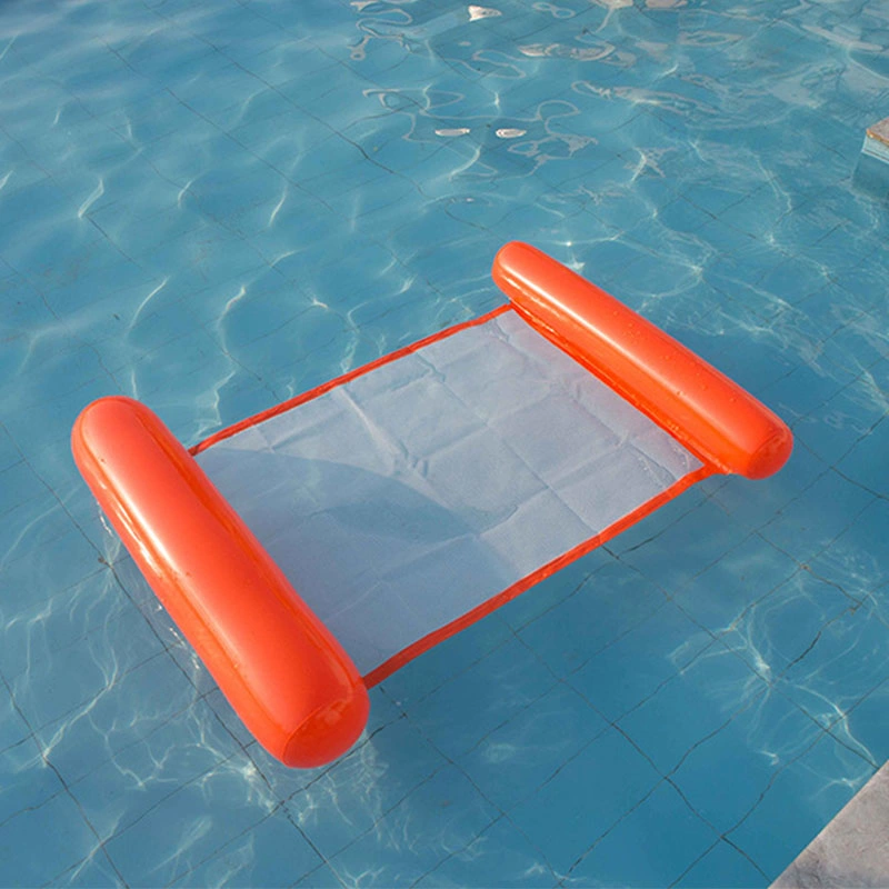 Yx-036 Inflatable PVC Folding Water Lounge Float Chair Swimming Row Floating Row - Orange