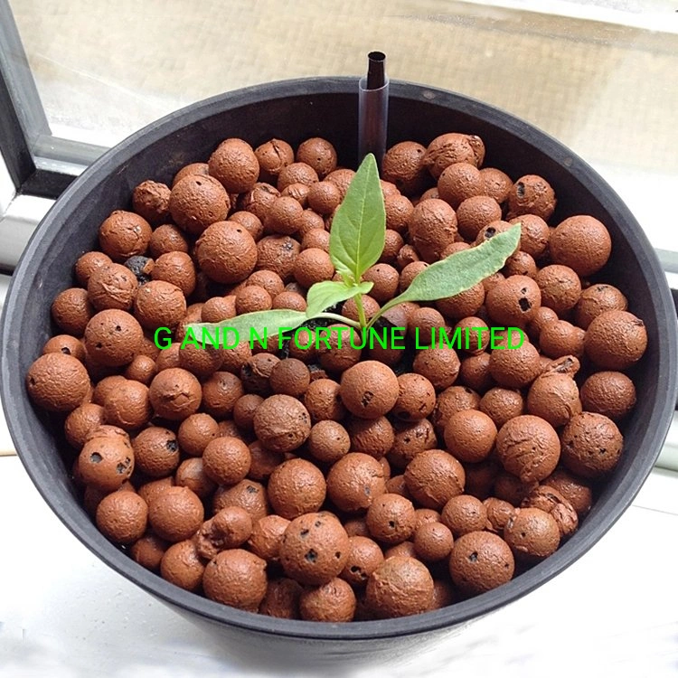 Substrate Growing Leca Light Weight Expanded Clay Pebbles Ceramsite Ball