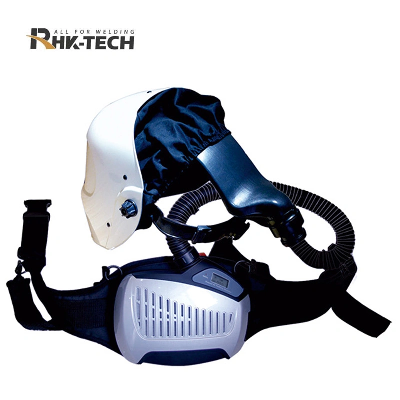 Air Fed Filter Powered Air Purifying Welder Face Shield Welding Mask Respirator Welding Helmet with Air Purifying Respirator