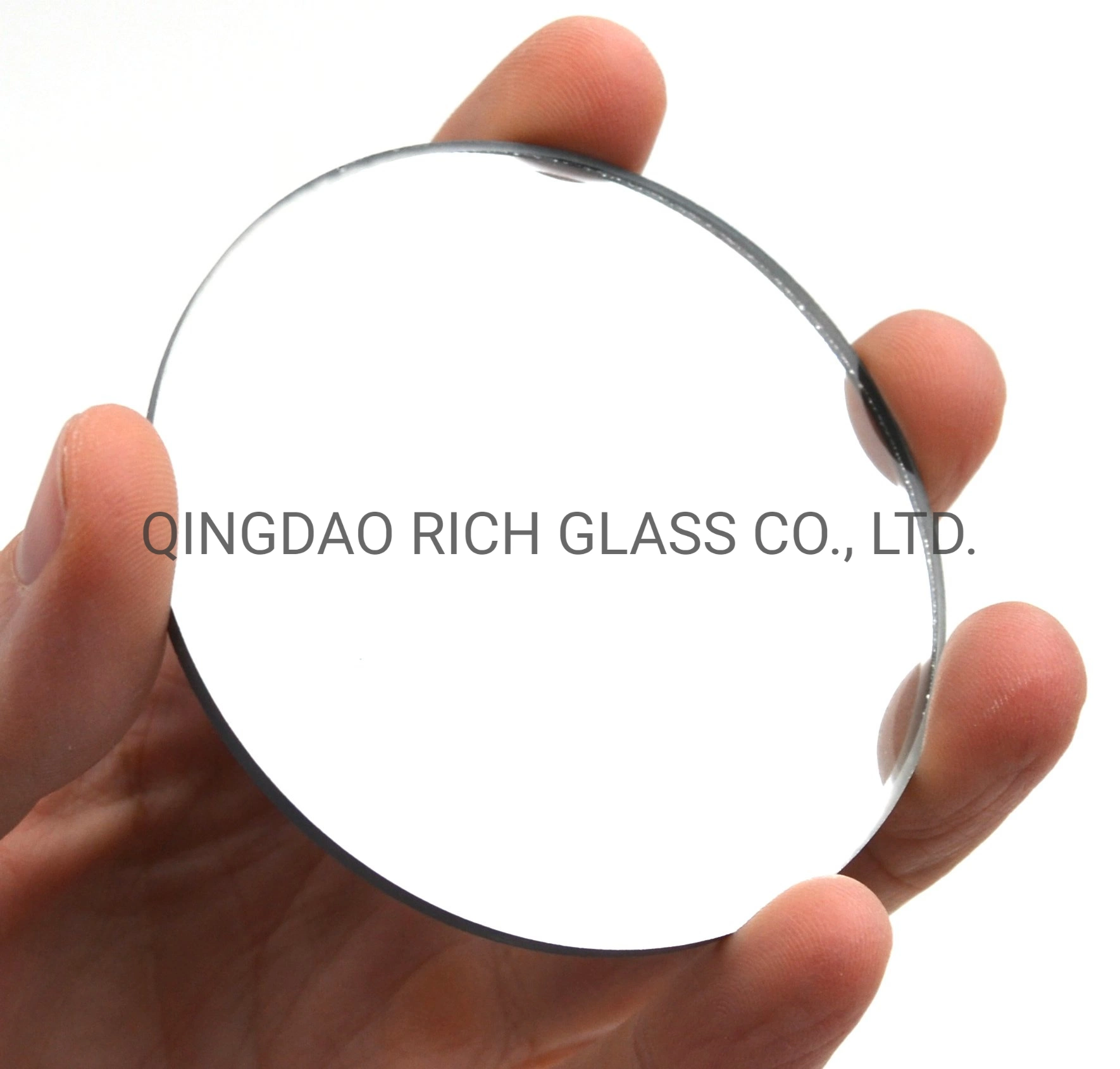 5 6 8mm Polished Edge Silver Cosmetic Mirror