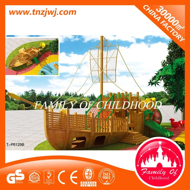 Children's Wooden Outdoor Playground Amusement Equipment Facilities for School