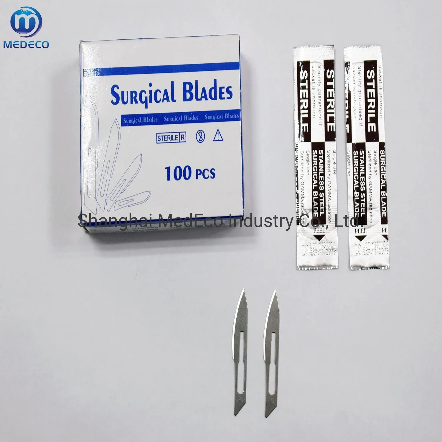 CE Marked Medical Sterile Disposable Carbon Steel Surgical Blade
