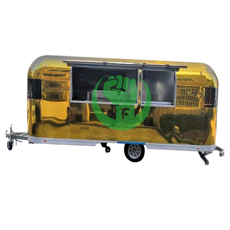 China Caravana Airstream alimentos barbacoa remolques Proveedores