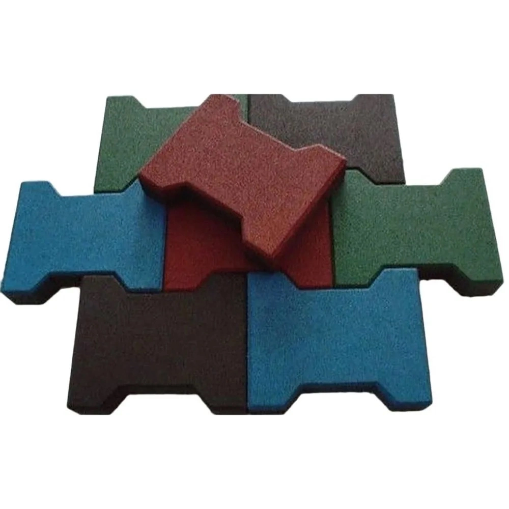 Dios mira Anti Scald Dog Bone Brick Paver, Interlocking Goma Mat