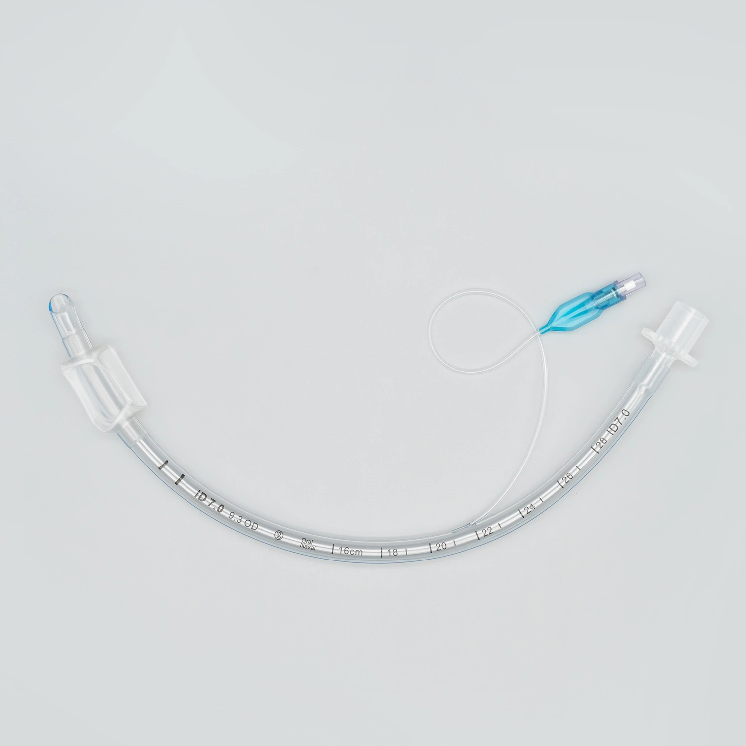 Ethylene oxide sterilization colostomie sac Tube endotrachéal avec brassard pour adulte