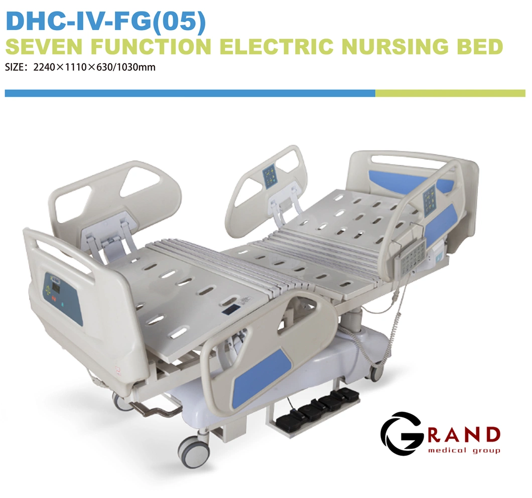 Famous Brand High quality/High cost performance  Seven Function Electric Hospital Bed Factory Price