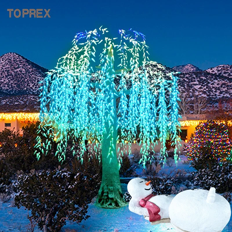 DMX Controller Colors Changing Digital IP65 Musical Smart LED Willow Tree