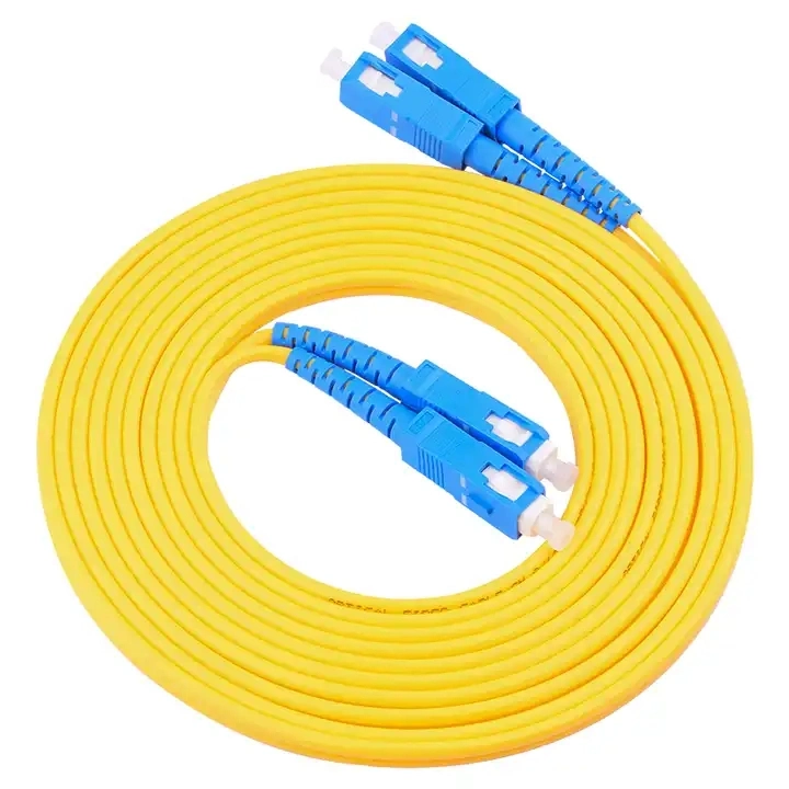 Patch Cord Om3 LC mm 50/125 Duplex 3.0mm 2.0mm Aqua Color Fiber Cable 2core Om3 Optic Fiber Patch Cord