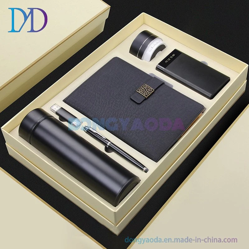 Insulation Cup, Power Bank, Notebook, Bluetooth Speaker, Signature Pen, U Disk/Gift Customization, Corporate Business Gift Set