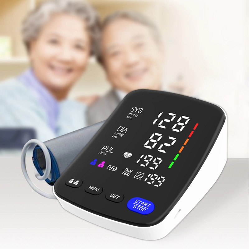 OEM Blood Pressure Citizen Automatic Digital Blood Monitor Pressure Bp Monitor with LED Curved Screen