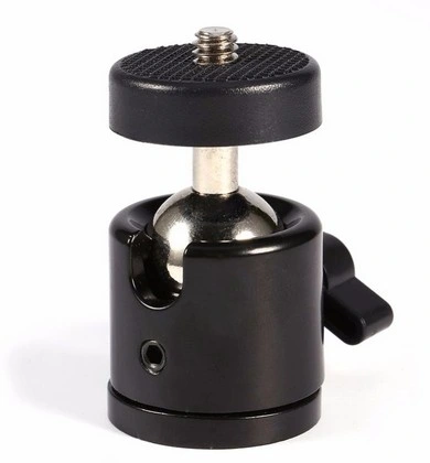 360 Degree Mini Tripod Ball Head Ballhead 1/4"Screw Tripod Mount Stand for DSLR DV Camera DSLR Camera Accessories Universal