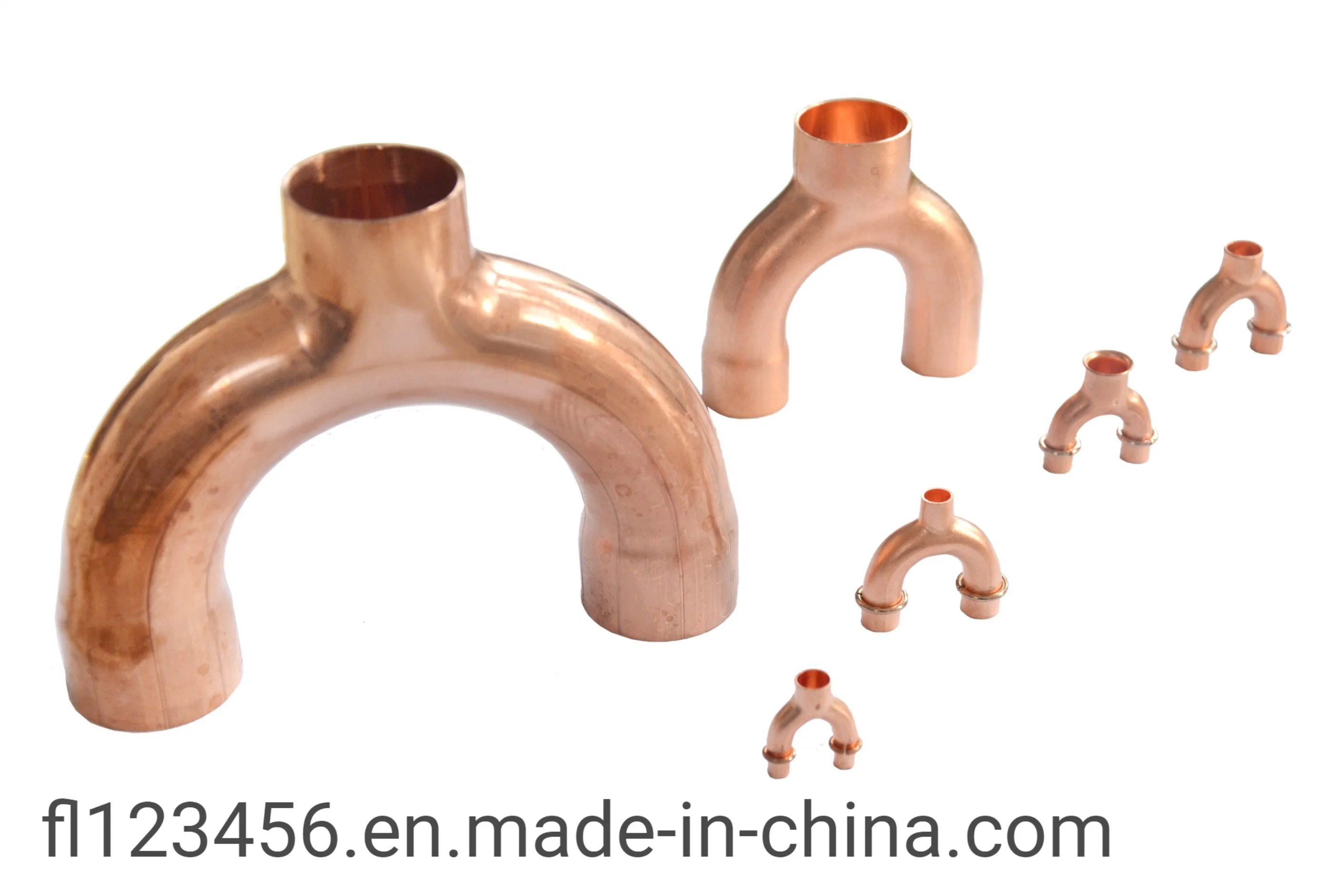 HVAC Copper Fittings, Air Conditioner Parts, Air Conditioning Internal Refrigeration Large Size Three Way Tee