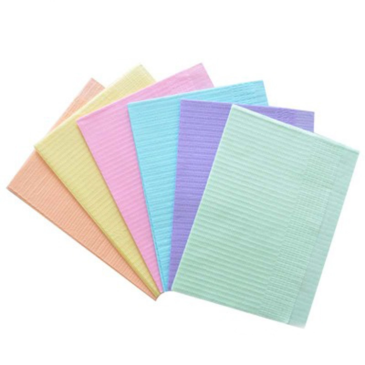 Manufacturer of 125PCS Disposable Dental Bib Towels Without Holder