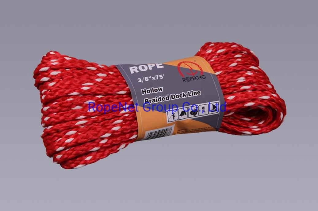 Float Rope with Hollow Braided Construction