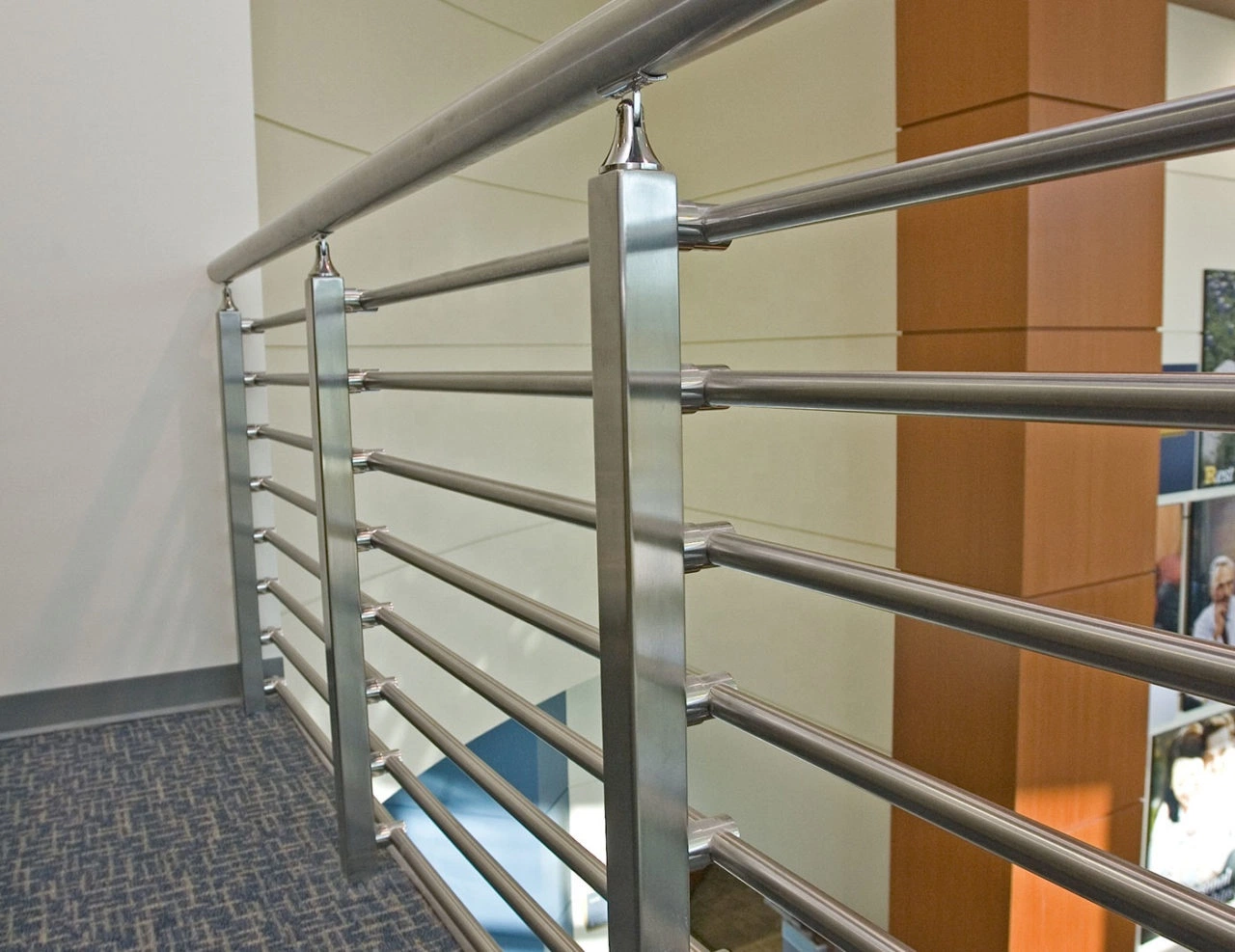 Stainless Steel Architectural Cable Stair Railing Installation System Parts