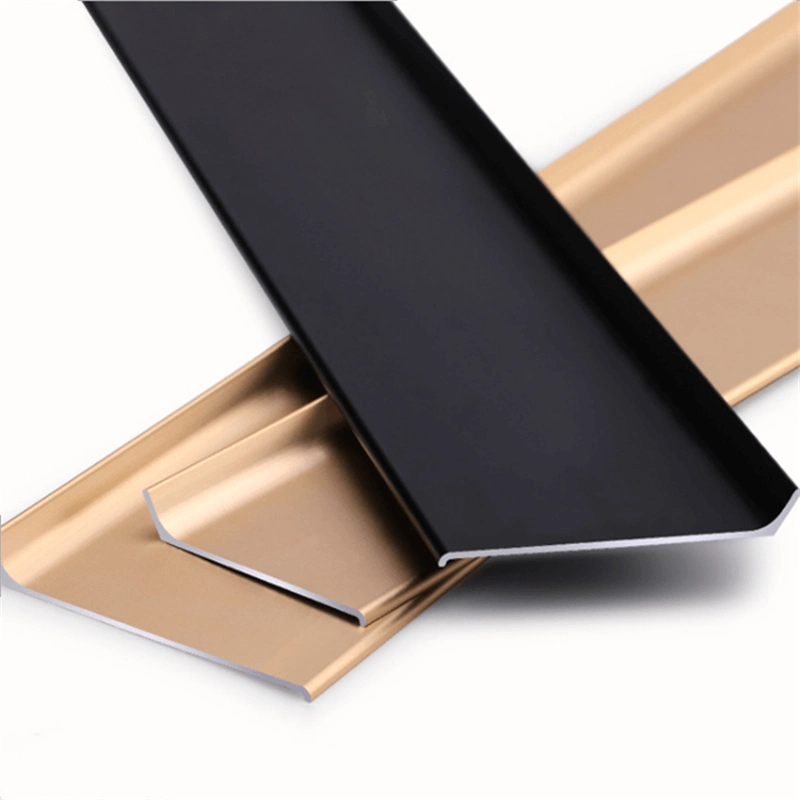 High quality/High cost performance  Aluminum Metal Silver Skirting Board with Back Buckle