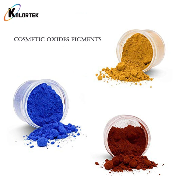 Poudre de colorant mate rouge d'oxyde de fer pour pigment cosmétique.