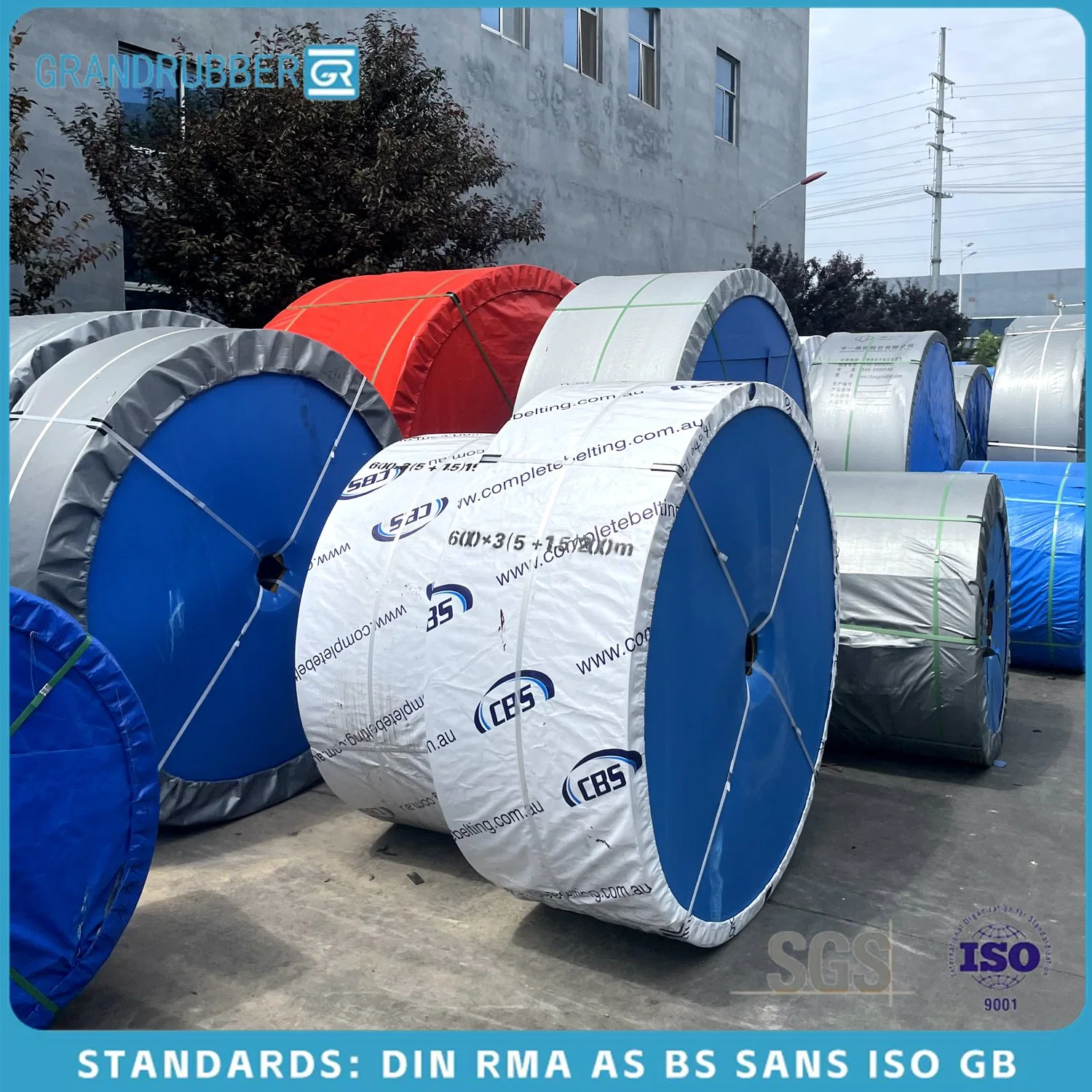 Wear Resistant Nn300 Fabric Transmission Endless Timing Industrial Rubber Conveyor Belt for Cement Industry