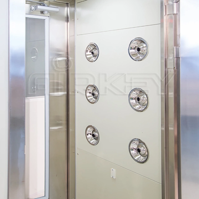 CE Hospital Clean Room Electric Stainless Steel Air Shower
