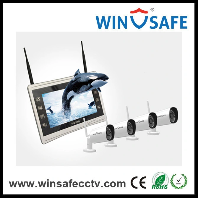 Support&#160; Android/Ios/PC&#160; Remote Wireless Home Security NVR Kits IP Camera