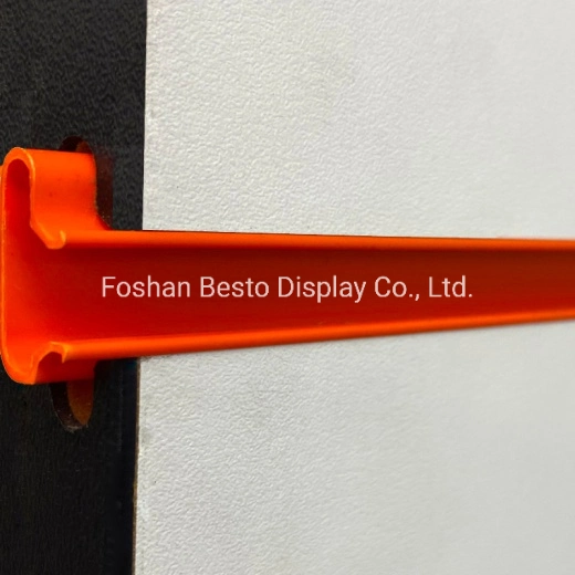 1220mm Length Red PVC Plastic Slatwall Insert Display for 18mm MDF Slatwall