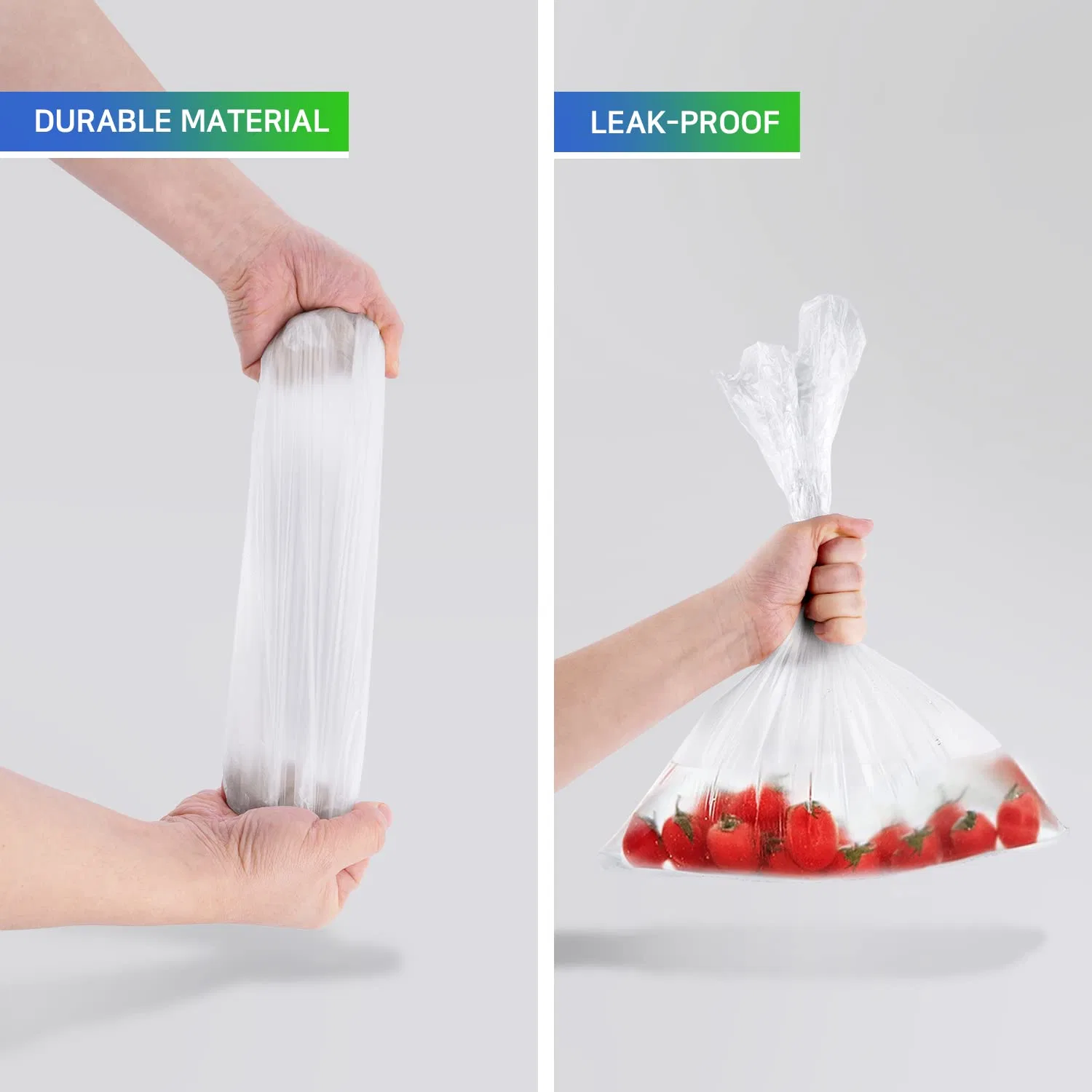 Food Storage Roll Bags Pack Food Plastic Bag Roll Plastic Bags