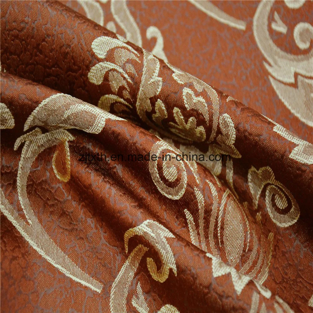 Cheap Polyester Embossed Blackout Furniture Sofa Curtain Home Textile Upholstery Fabric