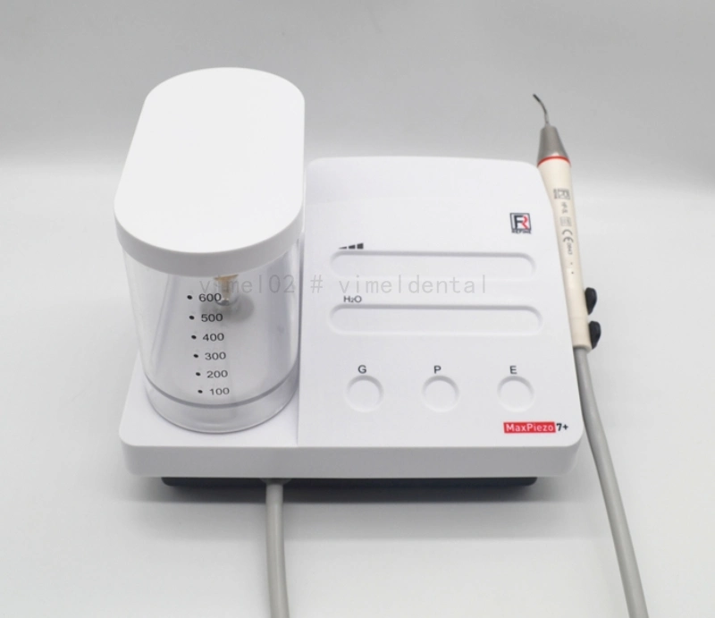 Dental Ultrasonic Scaler Maxpiezo 7+ with LED Scaling Handpiece Water Bottle Tank Fit Woodpecker EMS Touch Screen