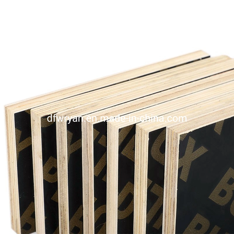 Black Film Faced Plywood 12mm 18mm Phenolic Boards WBP Glue Cheap Price