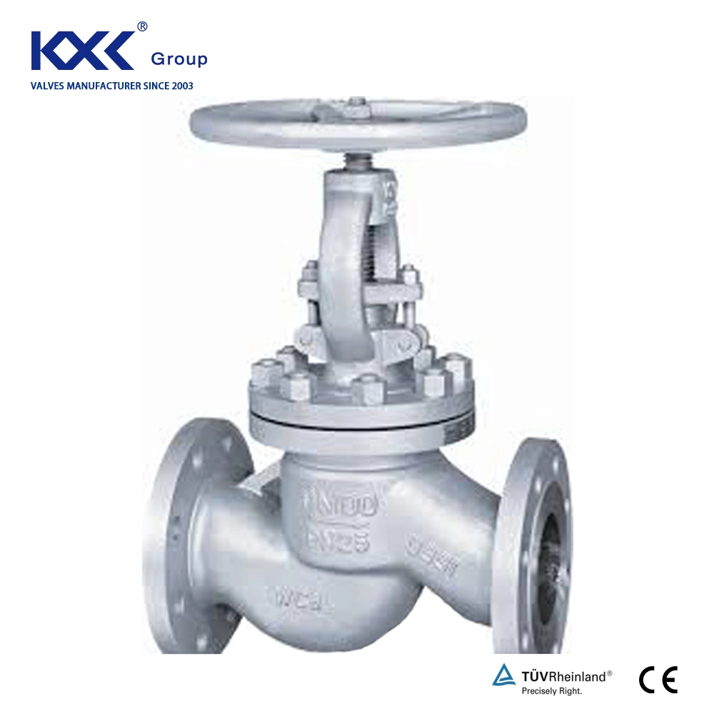 High Temperature Steam Manual Operated Cast Steel Wcb Bellow Seal Globe Valve