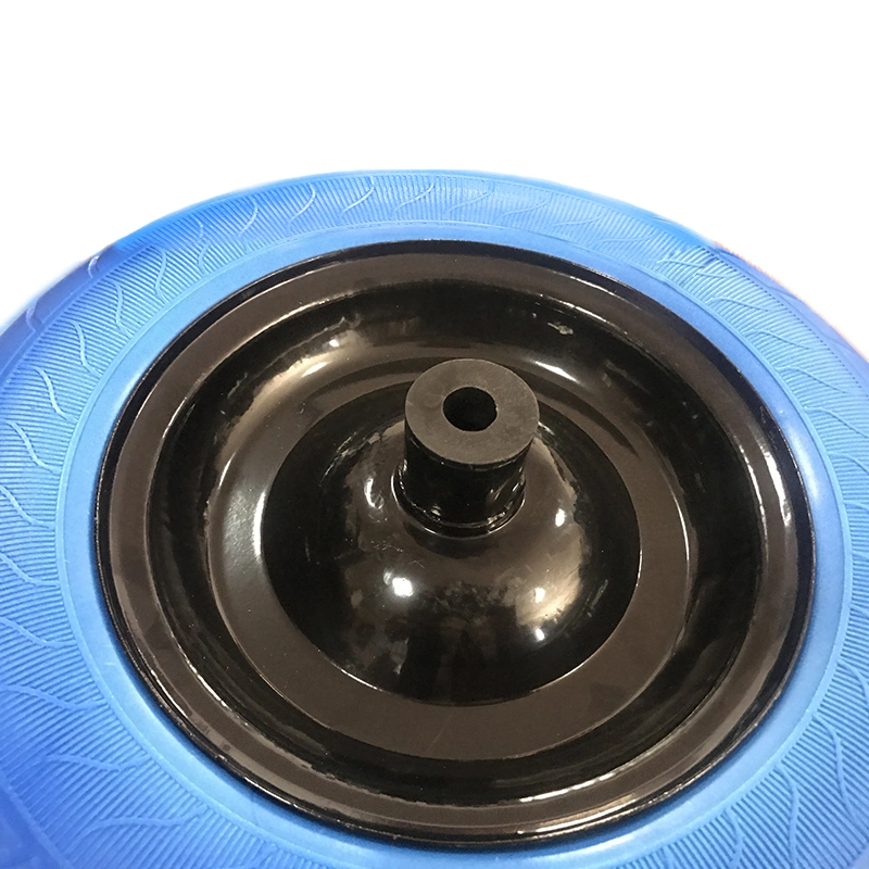 Rueda de repuesto sin cámara de ruedas 14X3.50-8 PU Tamaño de rueda de espuma 14 pulgadas