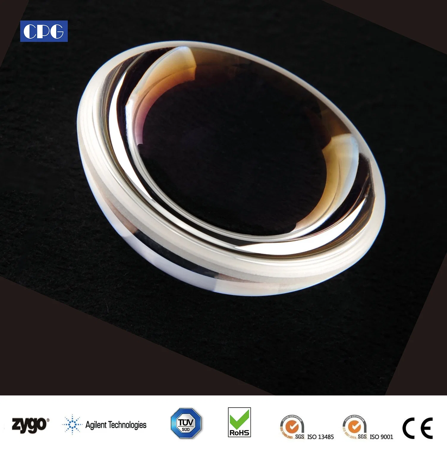 Dia76.2mm UV Fused Silica Polished Optical Spherical Lens