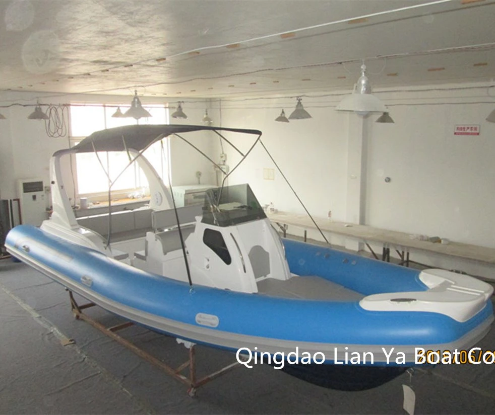 Liya Boat Builder 7.5m Passenger Rib Boats Rubber Yachts